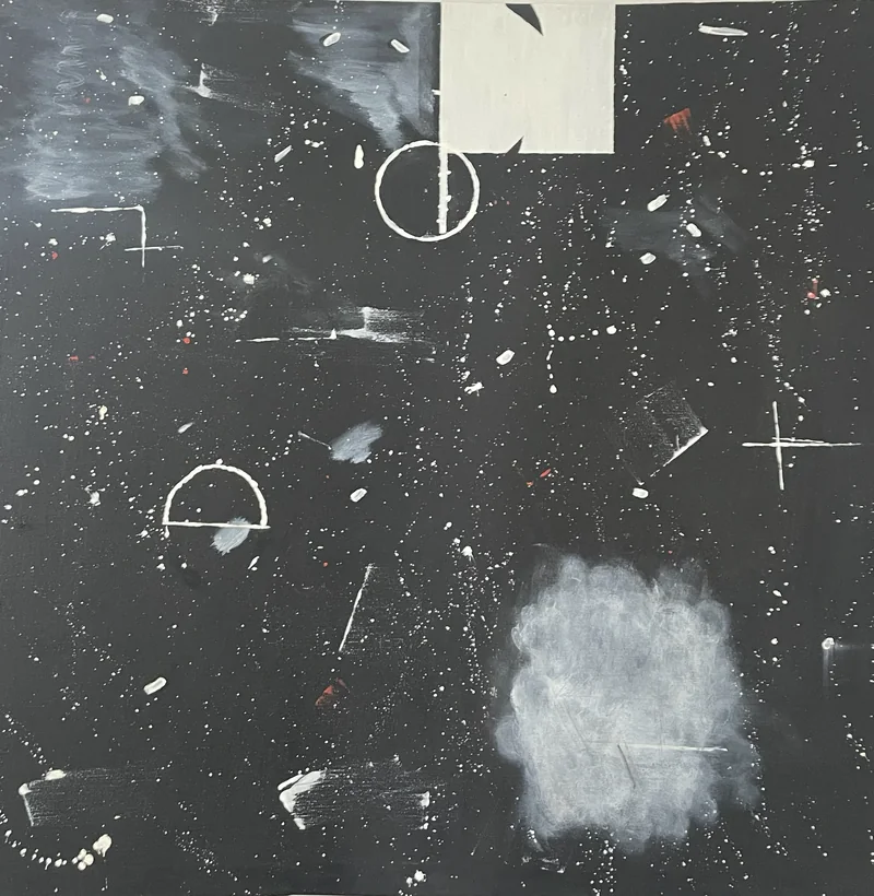 Night Notes, painting by Wina Idoma