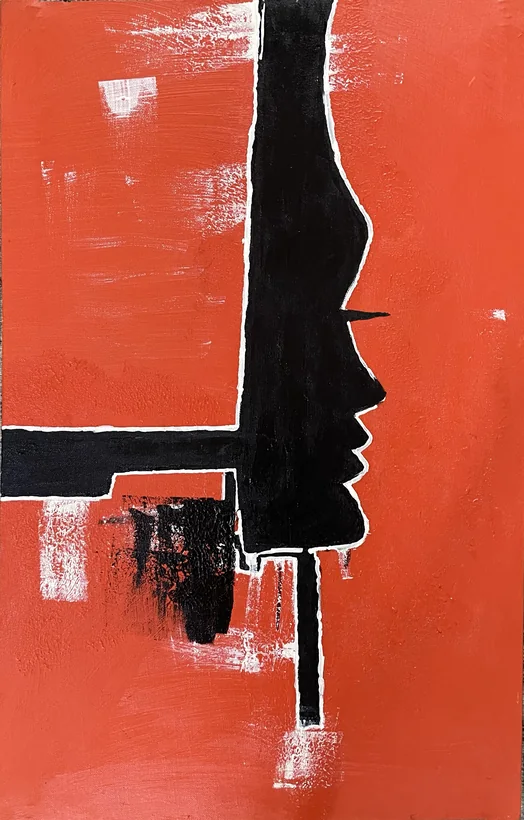 The Watcher, painting by Wina Idoma